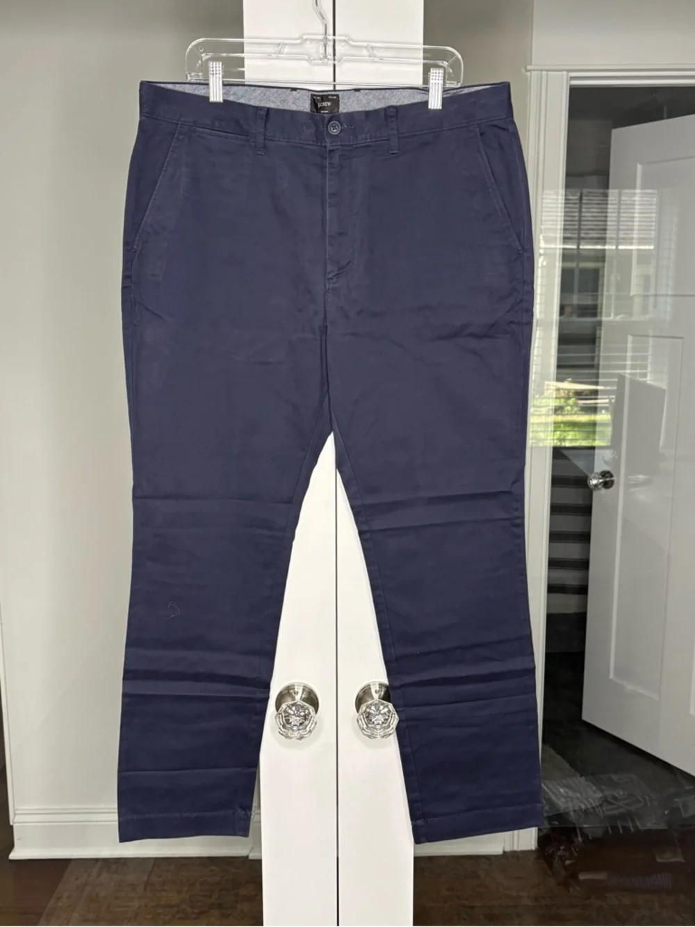 NWT J. Crew 1040 Athletic Tapered-fit Stretch Chino Pant Navy Blue
